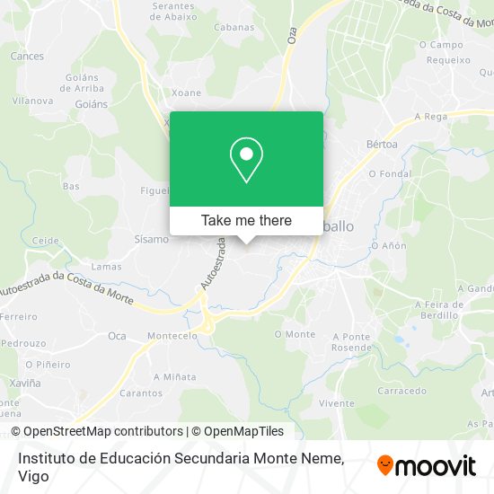 Instituto de Educación Secundaria Monte Neme map