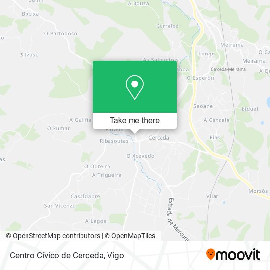 Centro Cívico de Cerceda map