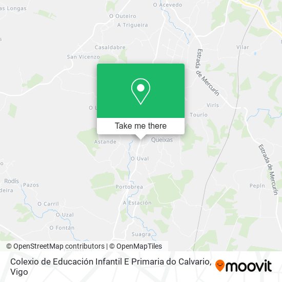 Colexio de Educación Infantil E Primaria do Calvario map