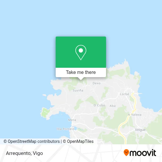 Arrequento map