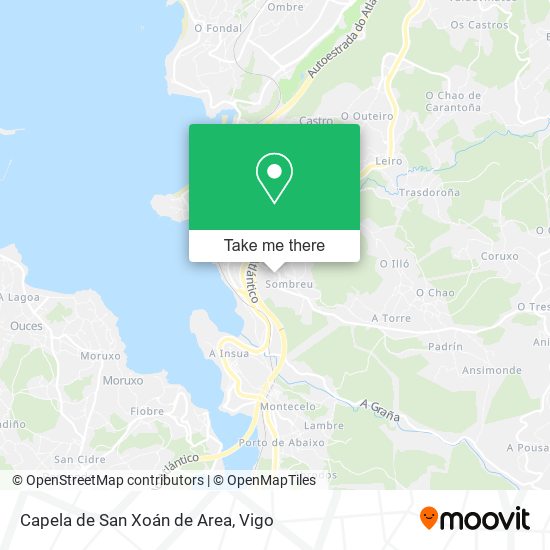 Capela de San Xoán de Area map