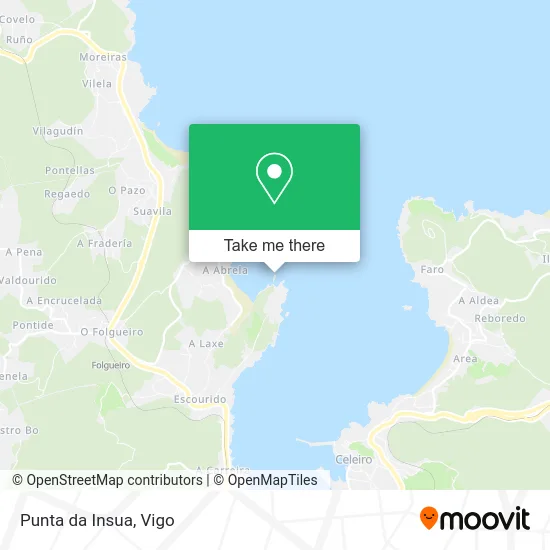 Punta da Insua map