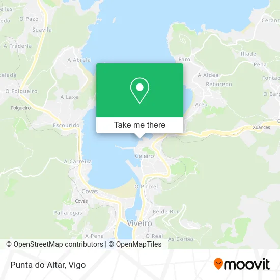 Punta do Altar map