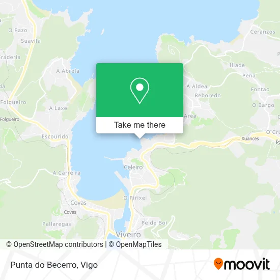 Punta do Becerro map