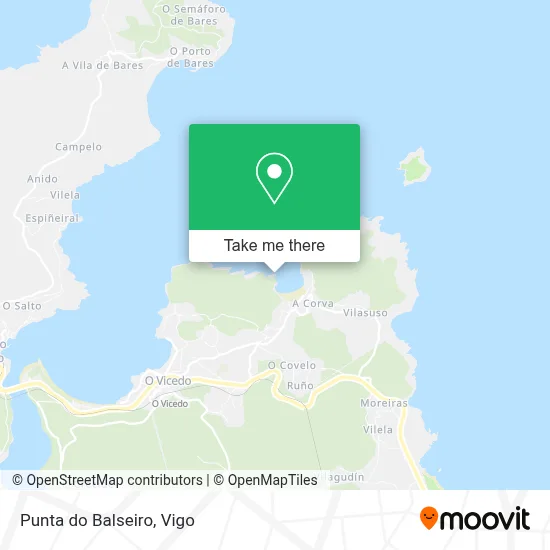 Punta do Balseiro map