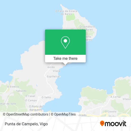 Punta de Campelo map