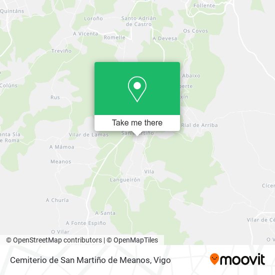 Cemiterio de San Martiño de Meanos map