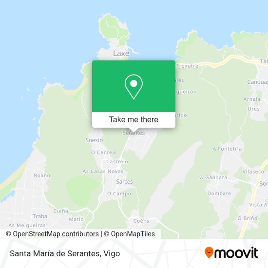 Santa María de Serantes map