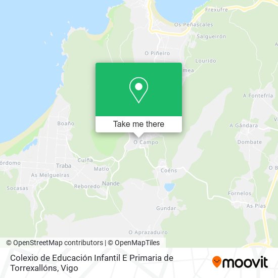 Colexio de Educación Infantil E Primaria de Torrexallóns map