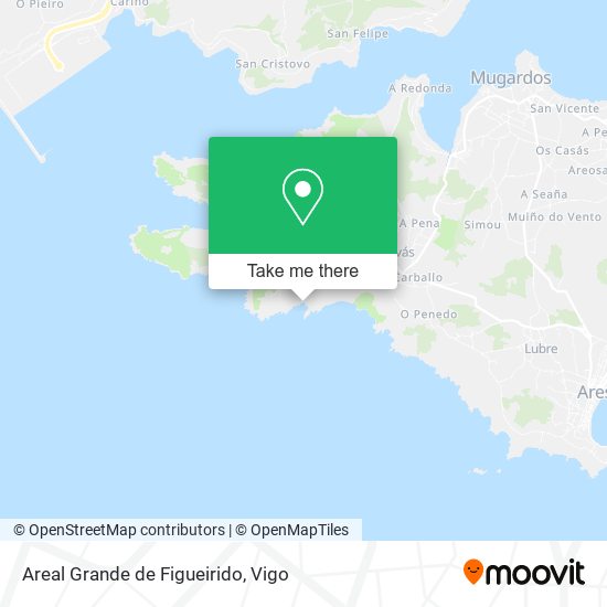 mapa Areal Grande de Figueirido