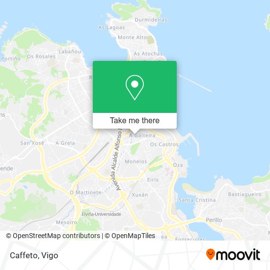 Caffeto map