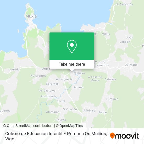 Colexio de Educación Infantil E Primaria Os Muíños map