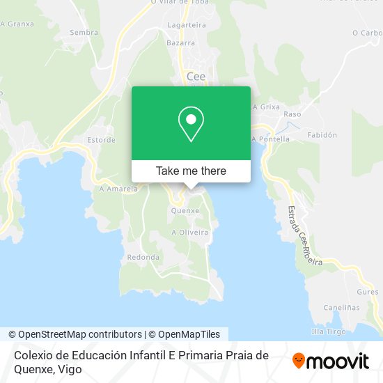 Colexio de Educación Infantil E Primaria Praia de Quenxe map
