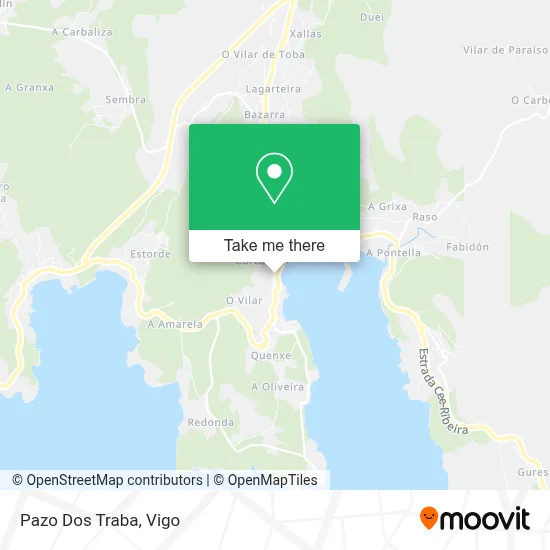 Pazo Dos Traba map