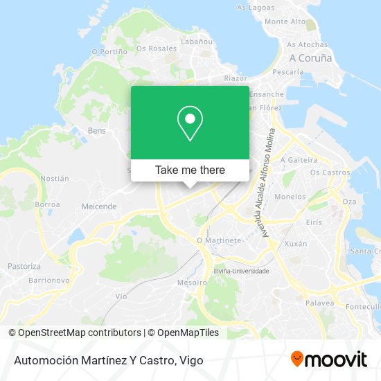 Automoción Martínez Y Castro map