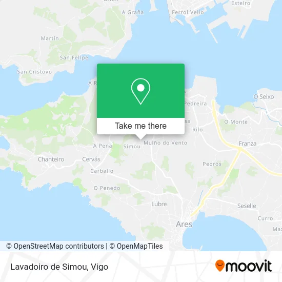 Lavadoiro de Simou map