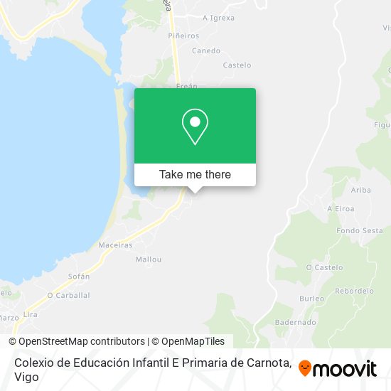 Colexio de Educación Infantil E Primaria de Carnota map