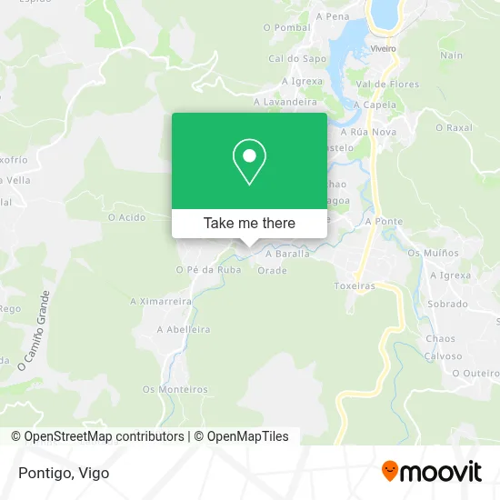 Pontigo map