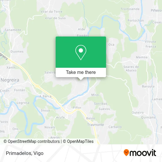 Primadelos map