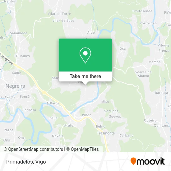 Primadelos map