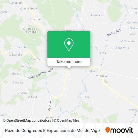 Pazo de Congresos E Exposicións de Melide map