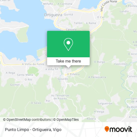 Punto Limpo - Ortigueira map