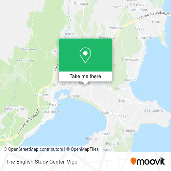 The English Study Center map