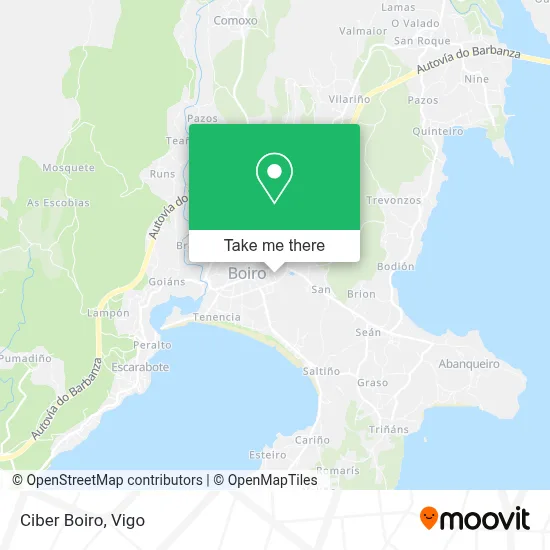 Ciber Boiro map