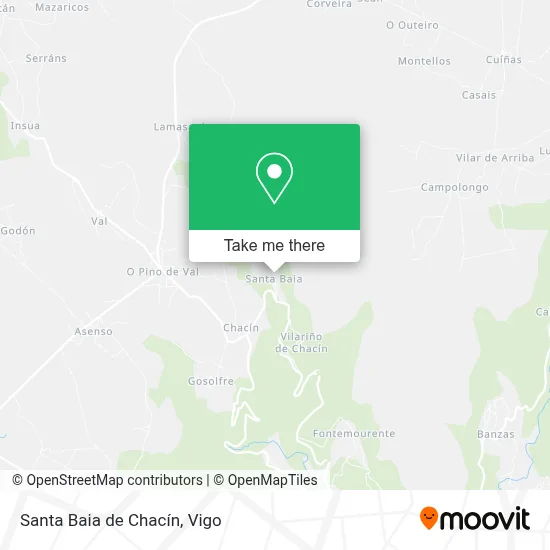 Santa Baia de Chacín map