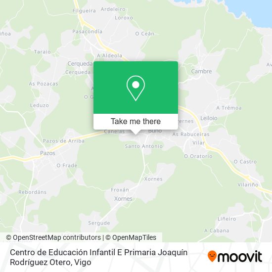 Centro de Educación Infantil E Primaria Joaquín Rodríguez Otero map