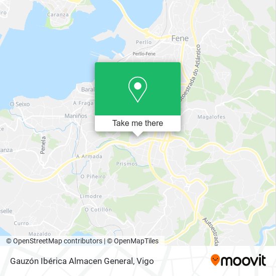 Gauzón Ibérica Almacen General map