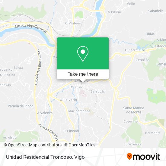Unidad Residencial Troncoso map
