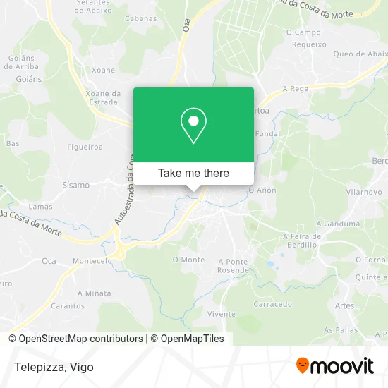Telepizza map