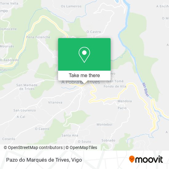 Pazo do Marqués de Trives map