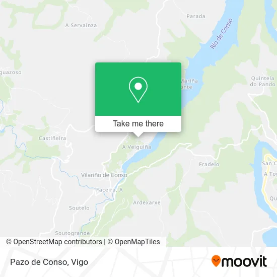Pazo de Conso map