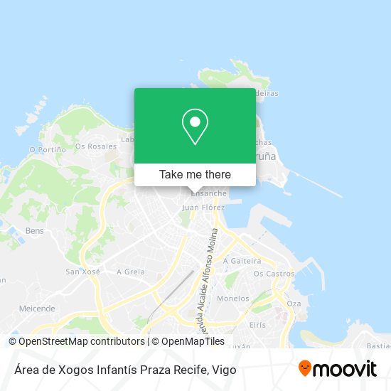 Área de Xogos Infantís Praza Recife map