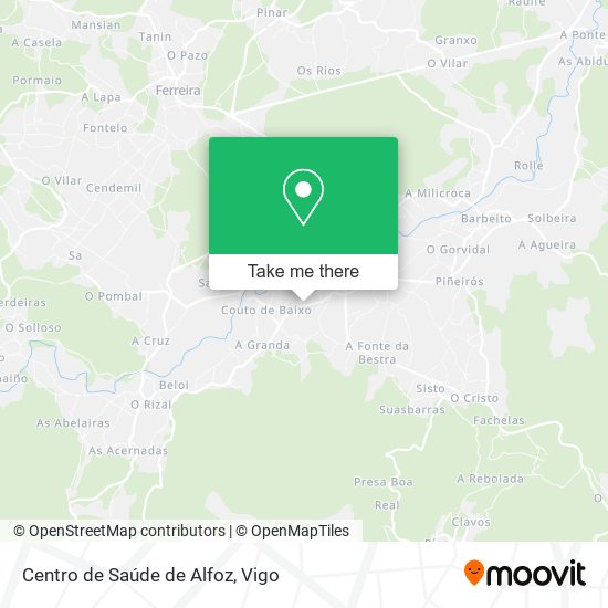 Centro de Saúde de Alfoz map