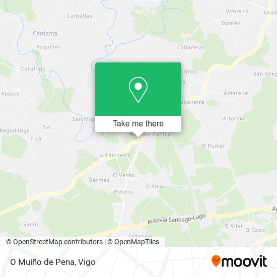 O Muíño de Pena map