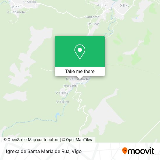 Igrexa de Santa María de Rúa map