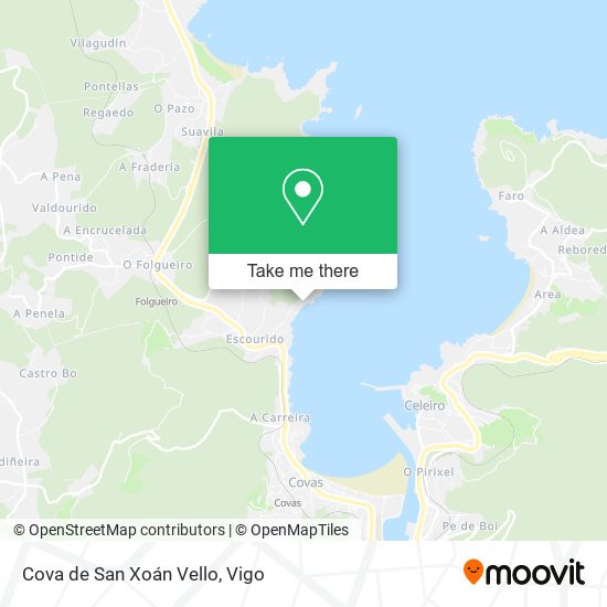 Cova de San Xoán Vello map