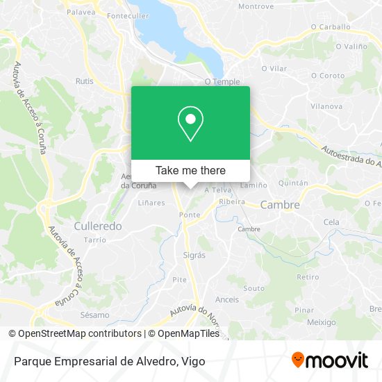 mapa Parque Empresarial de Alvedro