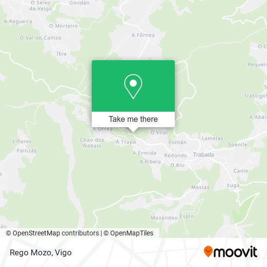 Rego Mozo map