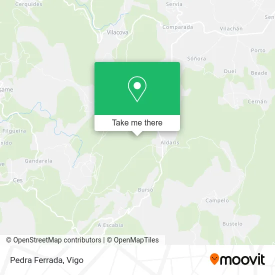 Pedra Ferrada map