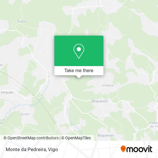 Monte da Pedreira map