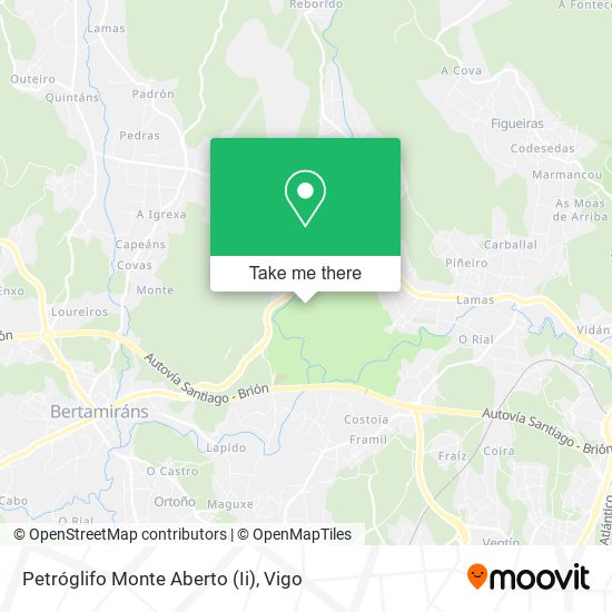 Petróglifo Monte Aberto (Ii) map