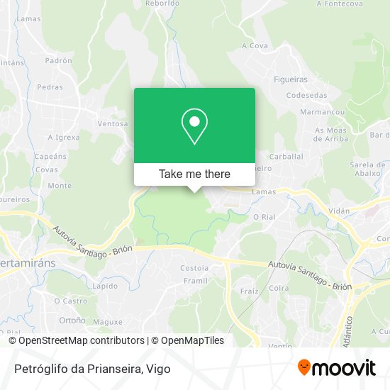 Petróglifo da Prianseira map