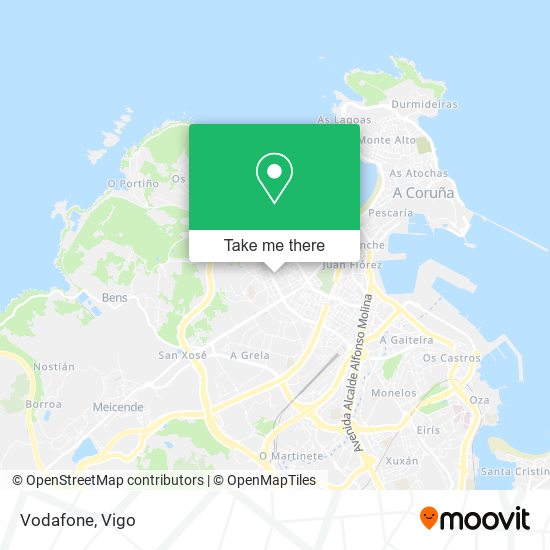 Vodafone map