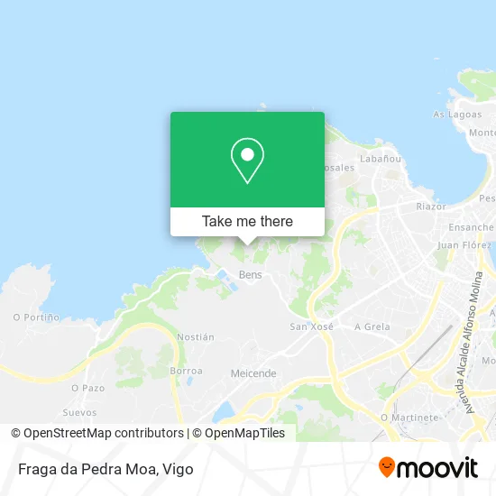 Fraga da Pedra Moa map