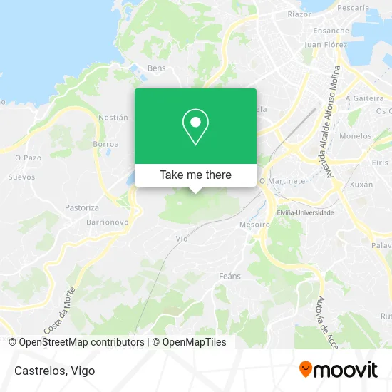 Castrelos map