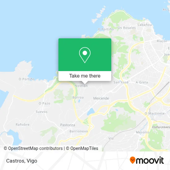 Castros map